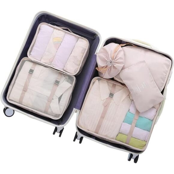 Luggage Packing Organizers Packing Cubes Set for Travel - Picture 1 of 7